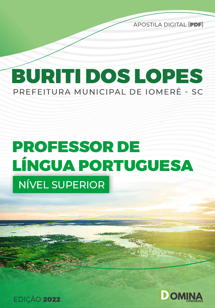 Apostila Pref Buriti Lopes PI 2022 Professor Língua Portuguesa