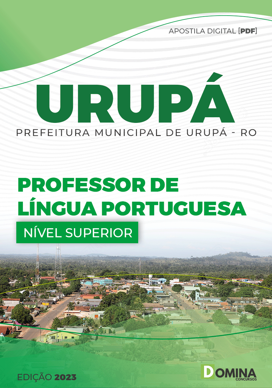 Apostila Concurso Pref Urupá RO 2023 Professor Língua Portuguesa