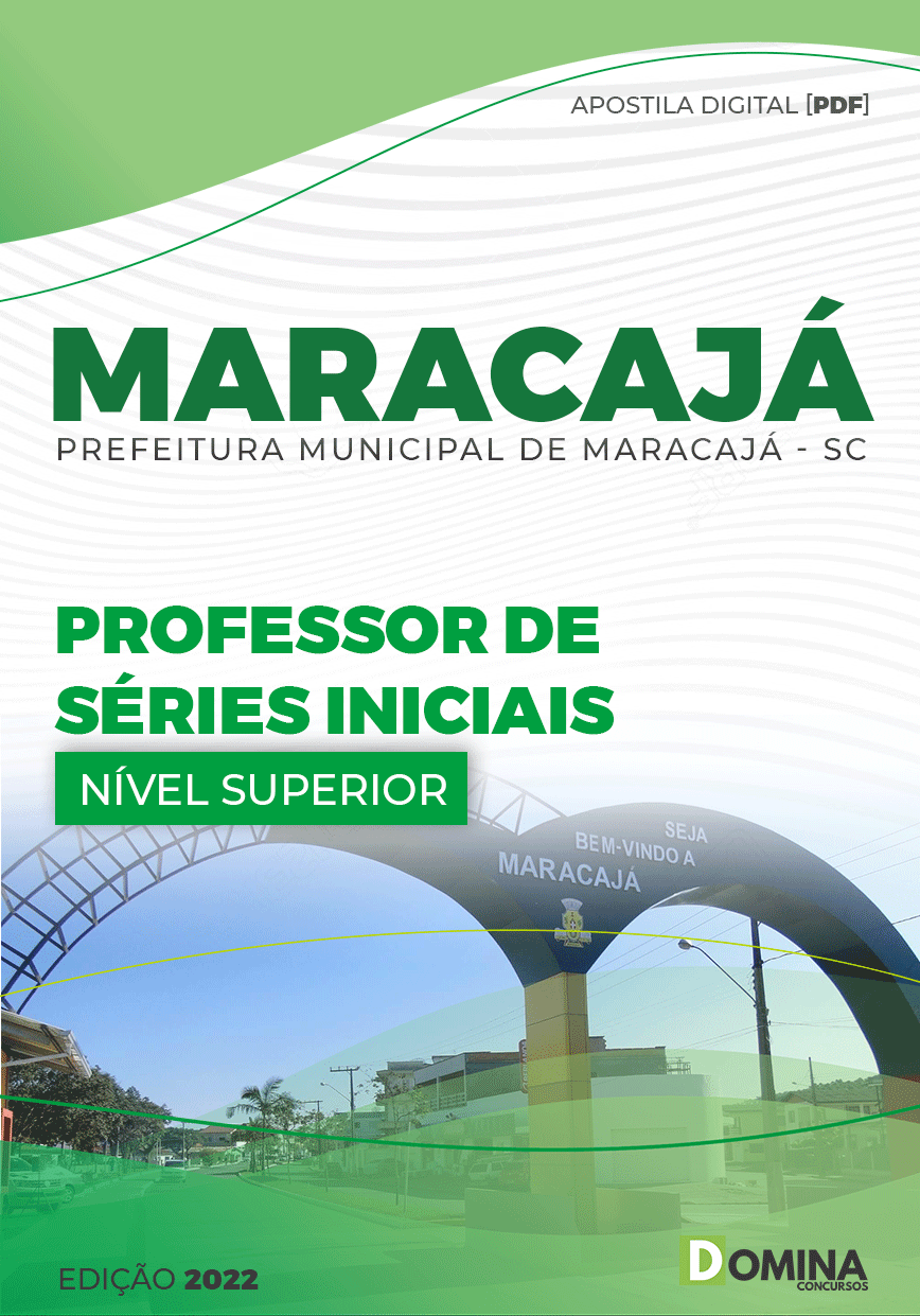 Apostila Pref Maracajá SC 2022 Professor Séries Iniciais