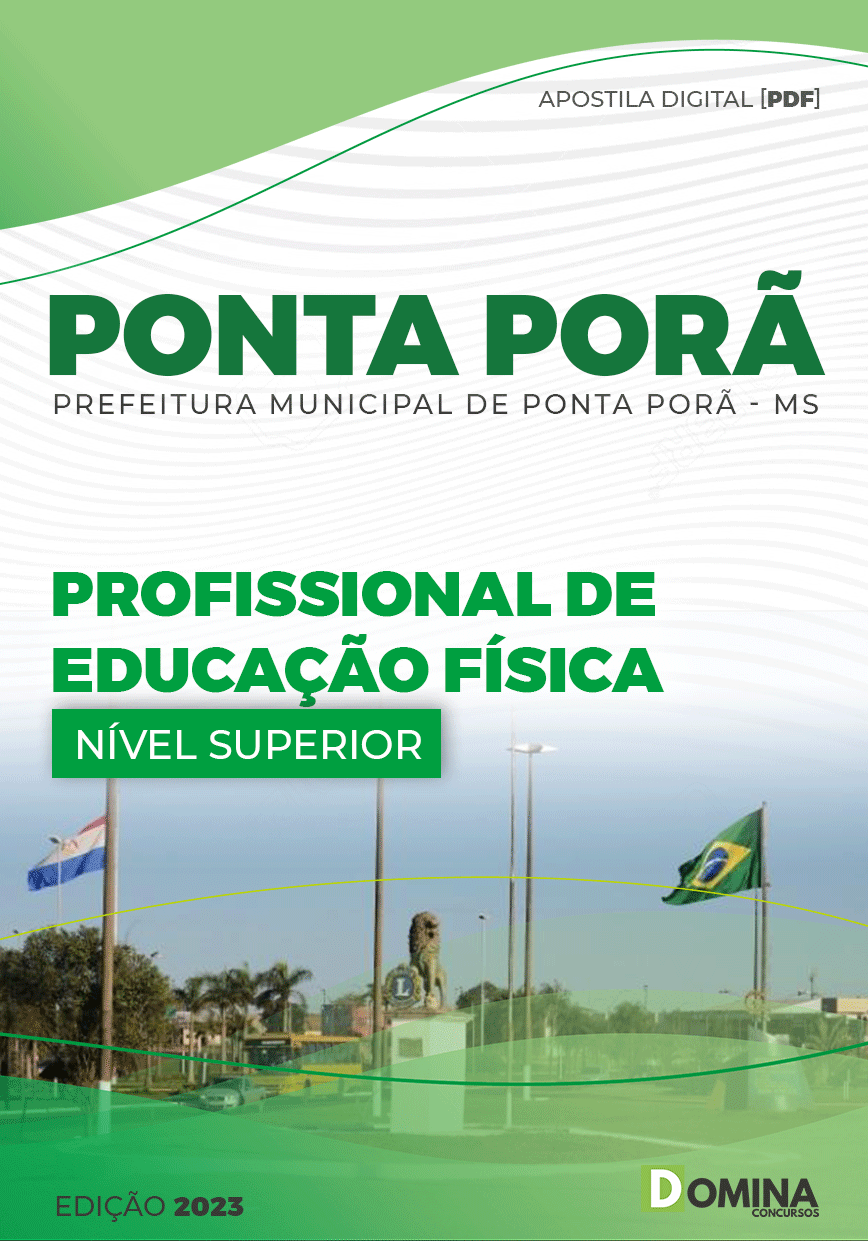 Apostila Pref Ponta Porã MG 2023 Professor Educação Física