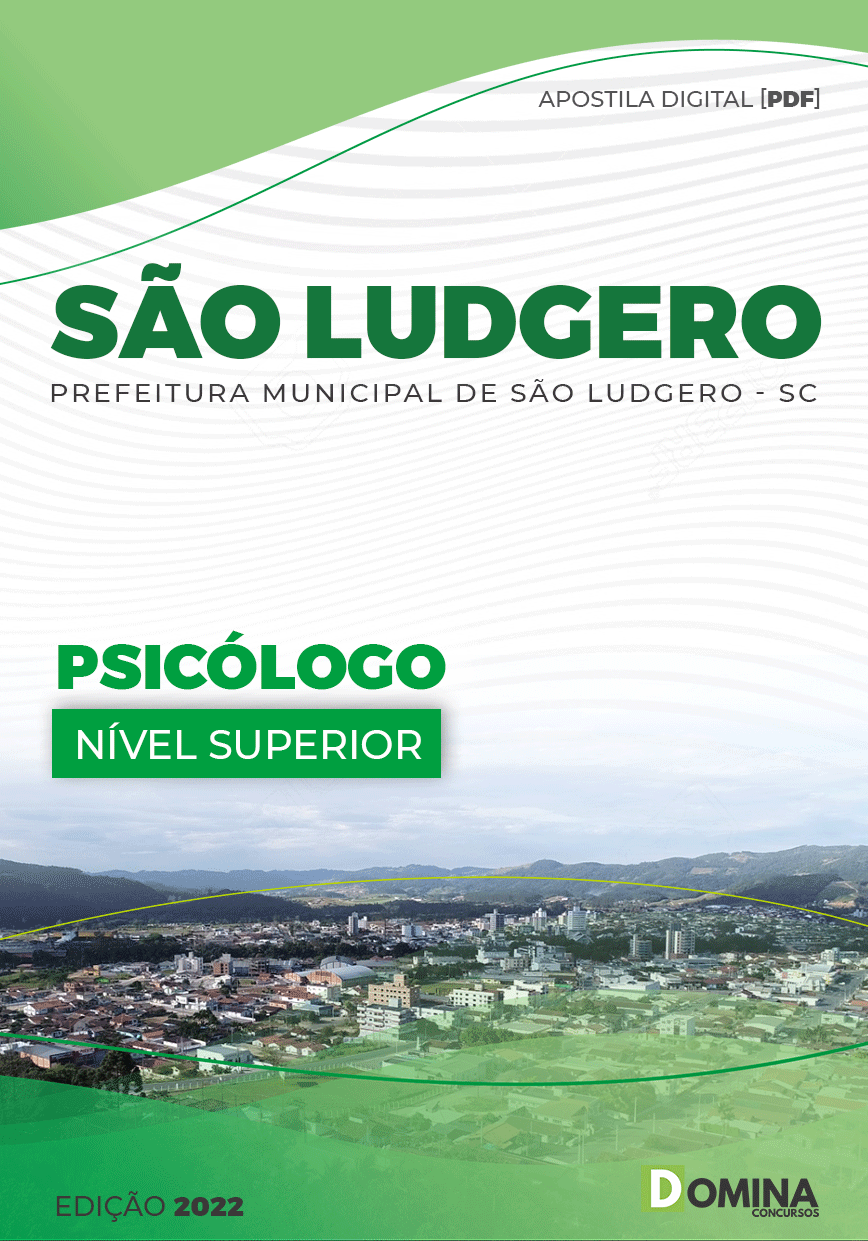 Apostila Digital Pref São Ludgero SC 2022 Psicólogo