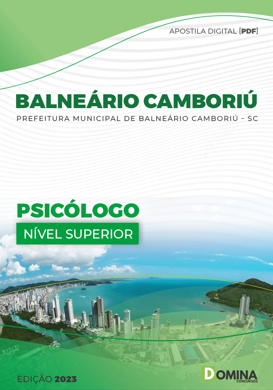 Apostila Pref Balneário Camboriú SC 2023 Psicólogo