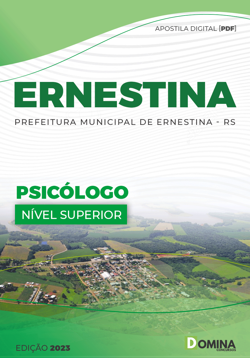 Apostila Concurso Pref Ernestina RS 2023 Psicólogo