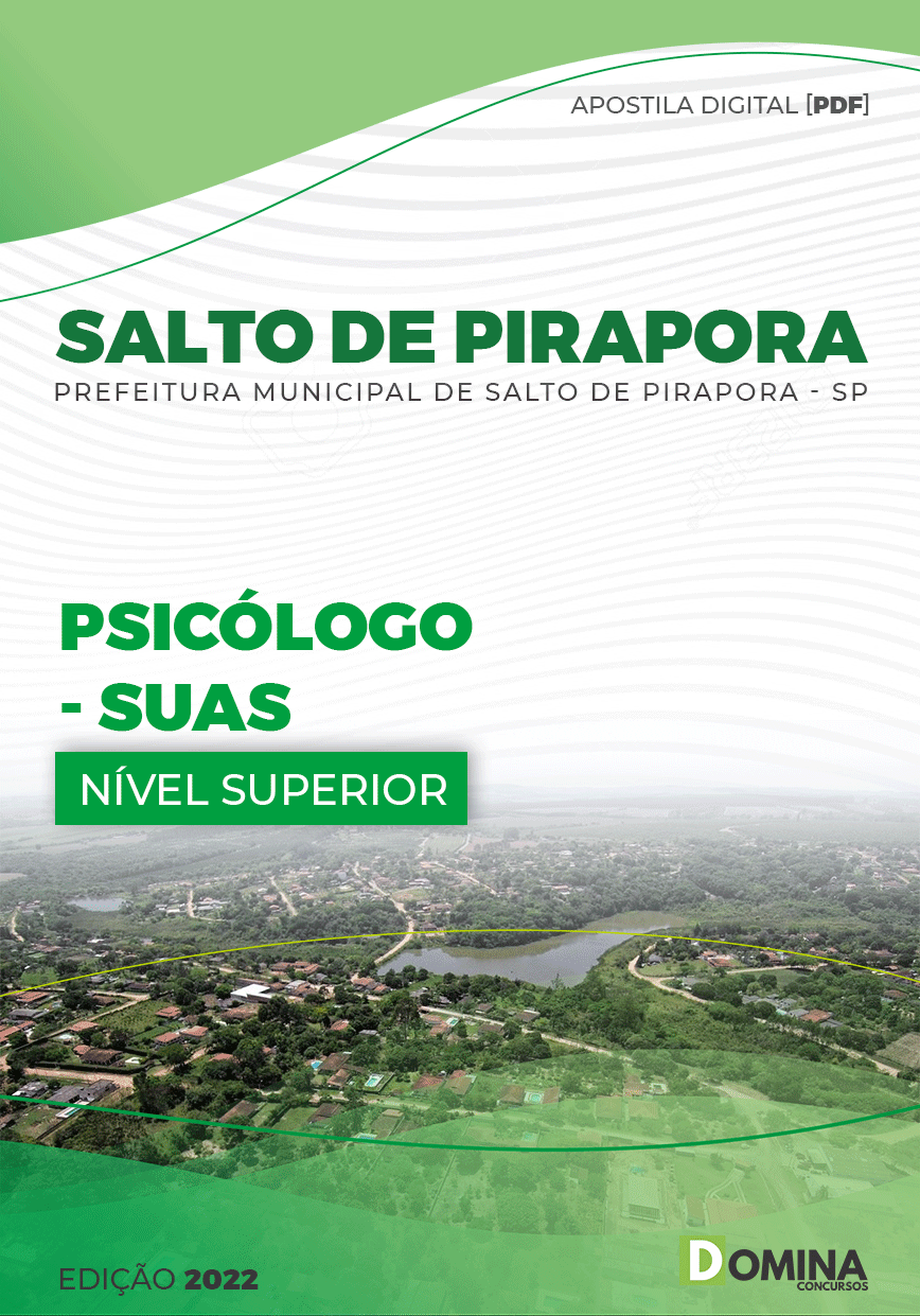 Apostila Pref Salto Pirapora SP 2022 Psicólogo SUAS