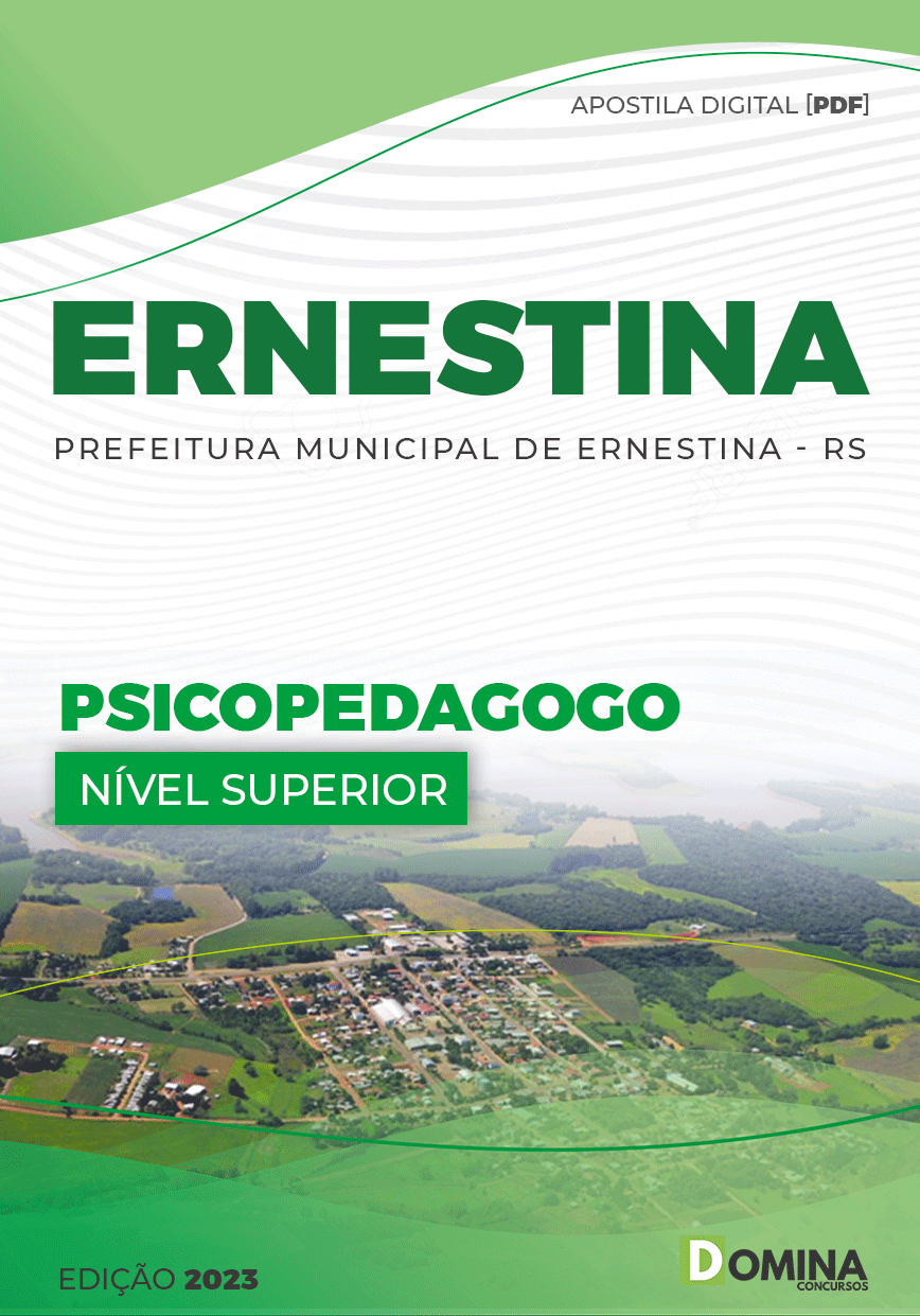 Apostila Concurso Pref Ernestina RS 2023 Psicopedagogo