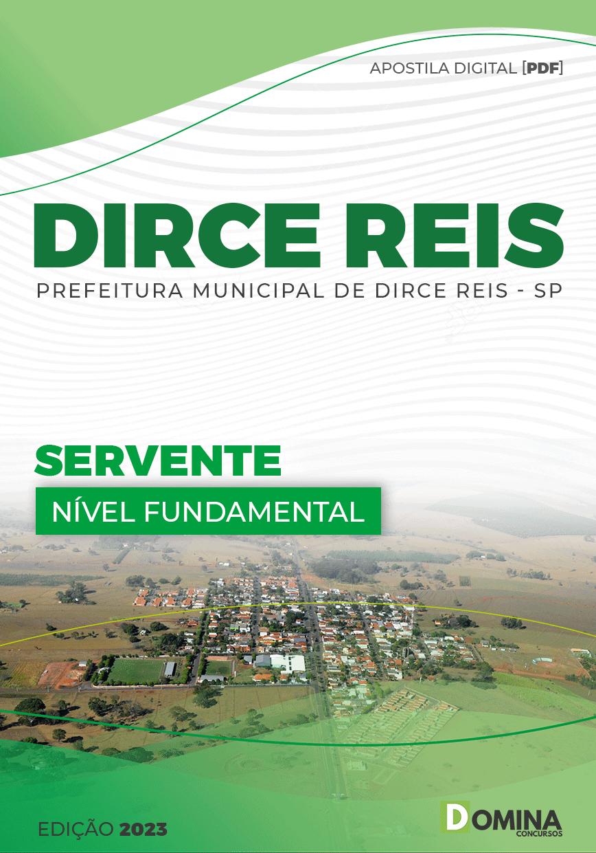 Apostila Concurso Pref Dirce Reis SP 2023 Servente