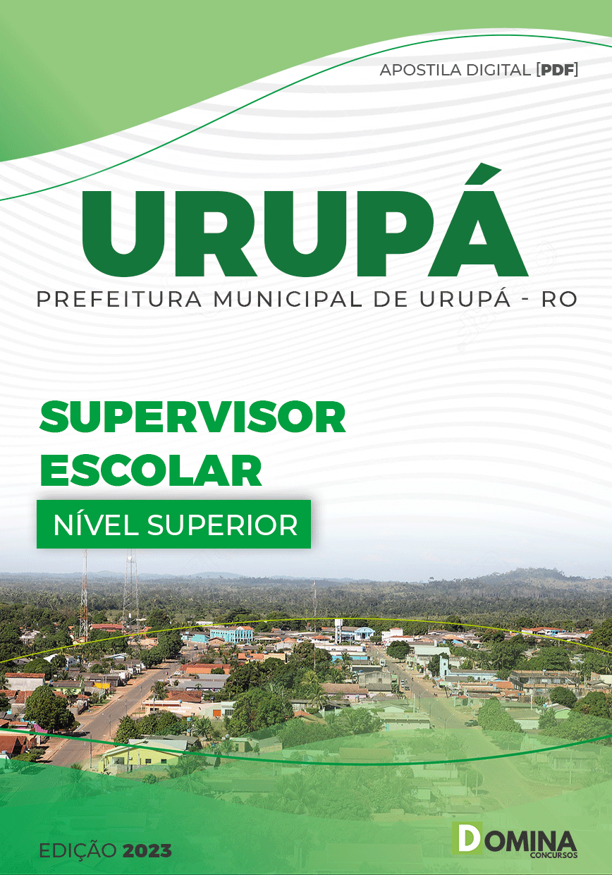 Apostila Concurso Pref Urupá RO 2023 Supervisor Escolar