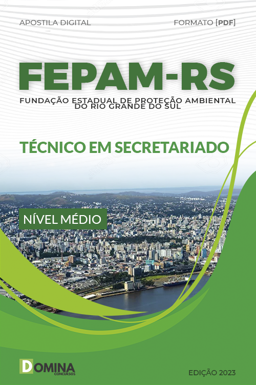 Apostila Digital FEPAM RS 2023 Técnico Secretariado