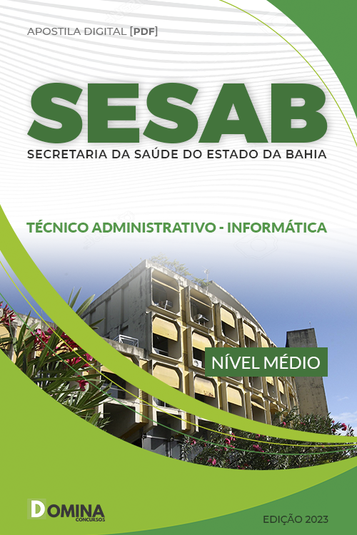 Apostila SESAB 2023 Técnico Administrativo Temporário Informática