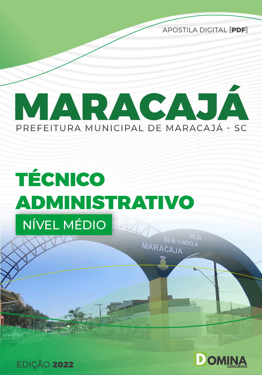 Apostila Pref Maracajá SC 2022 Técnico Administrativo