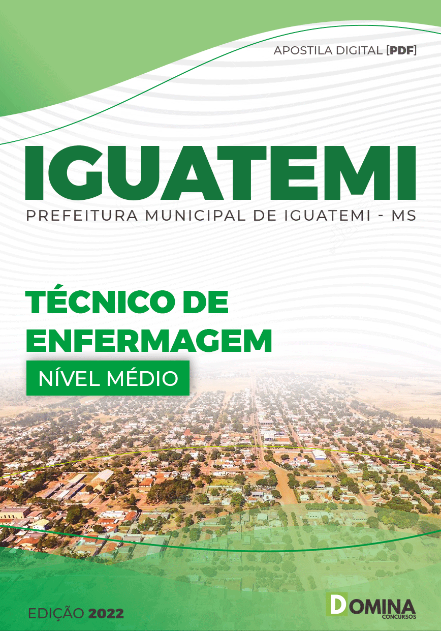 Apostila Pref Iguatemi MG 2022 Técnico Enfermagem