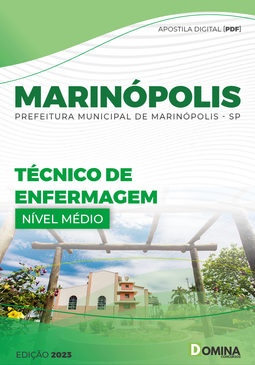 Apostila Digital Pref Marinópolis SP 2023 Técnico Enfermagem