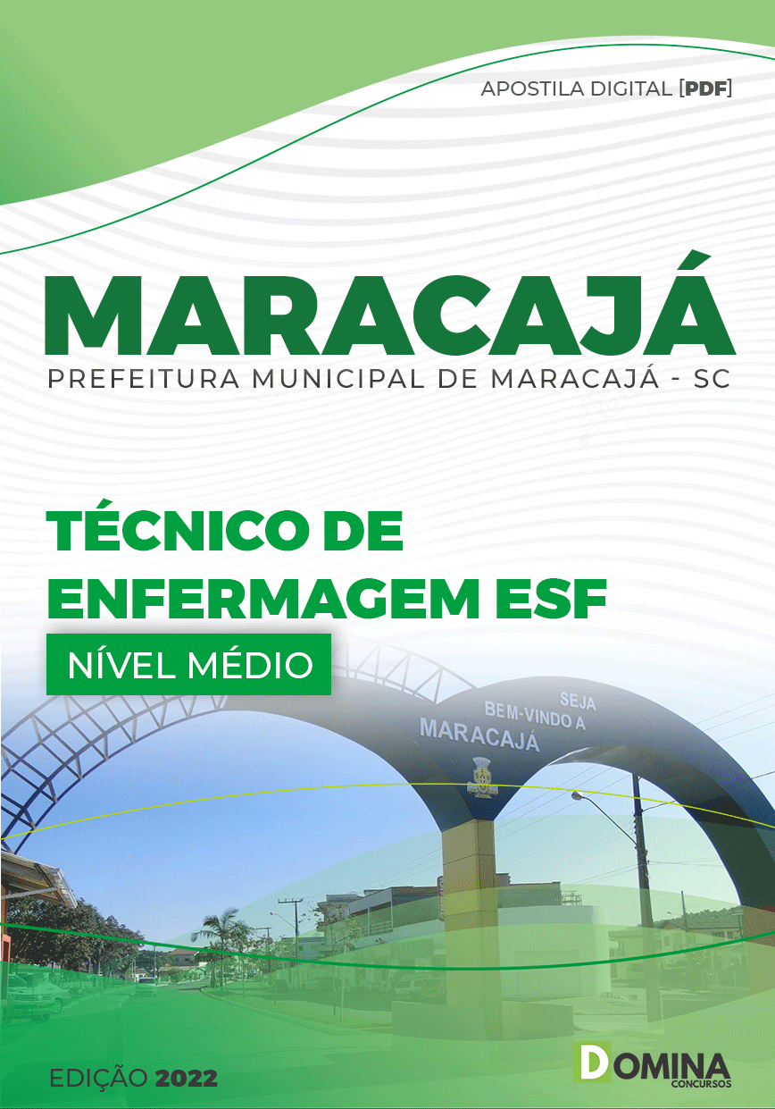 Apostila Pref Maracajá SC 2022 Técnico Enfermagem ESF