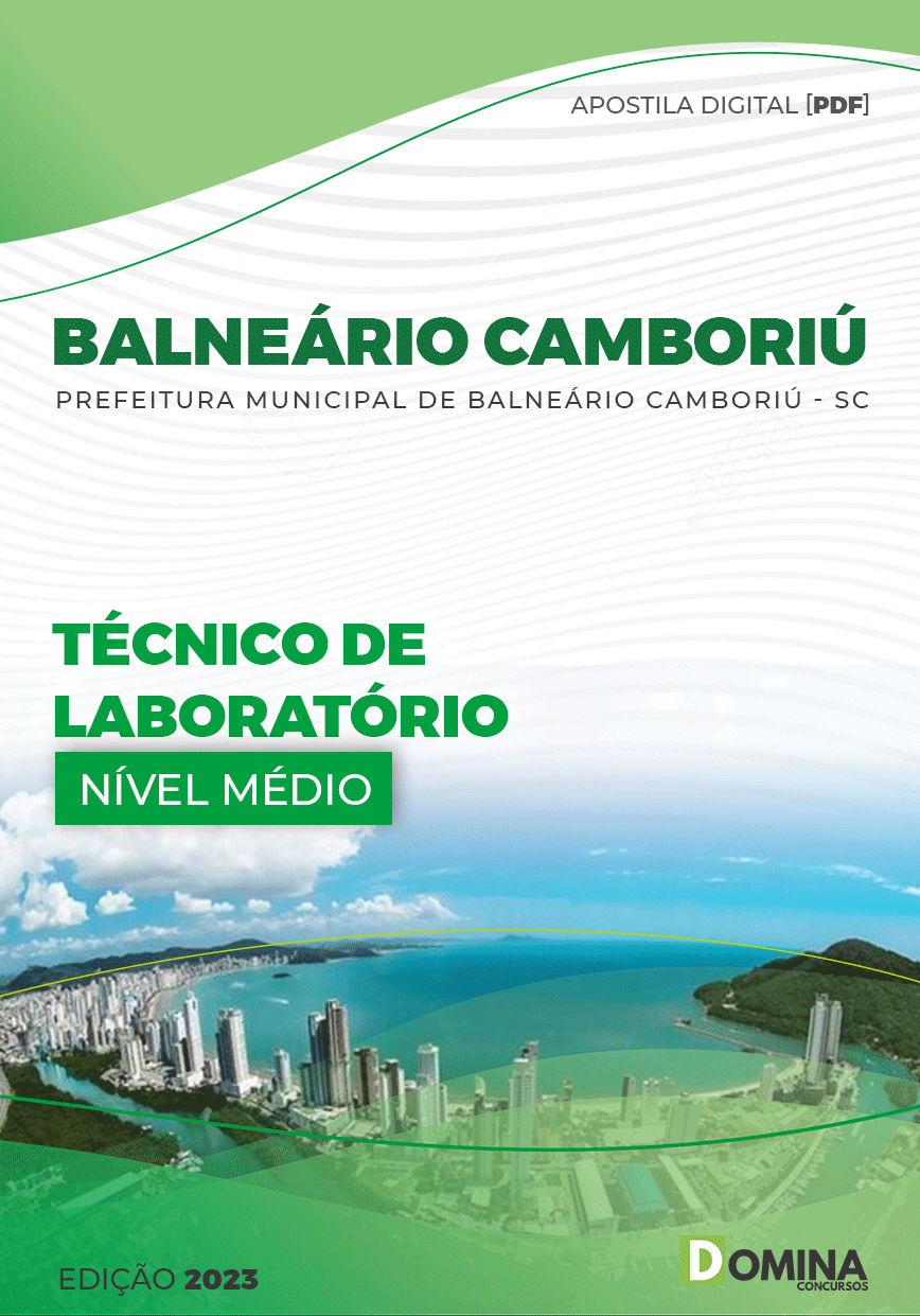 Apostila Pref Balneário Camboriú SC 2023 Técnico Laboratório
