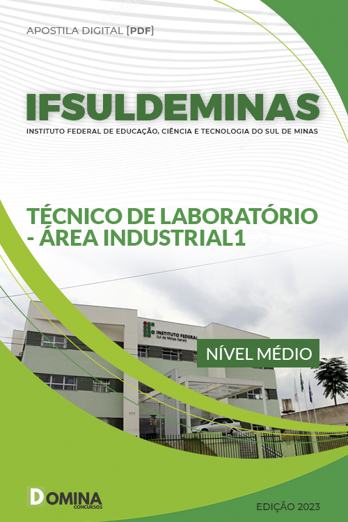 Apostila IFSULDEMINAS 2023 Técnico Laboratório Adm Ciências