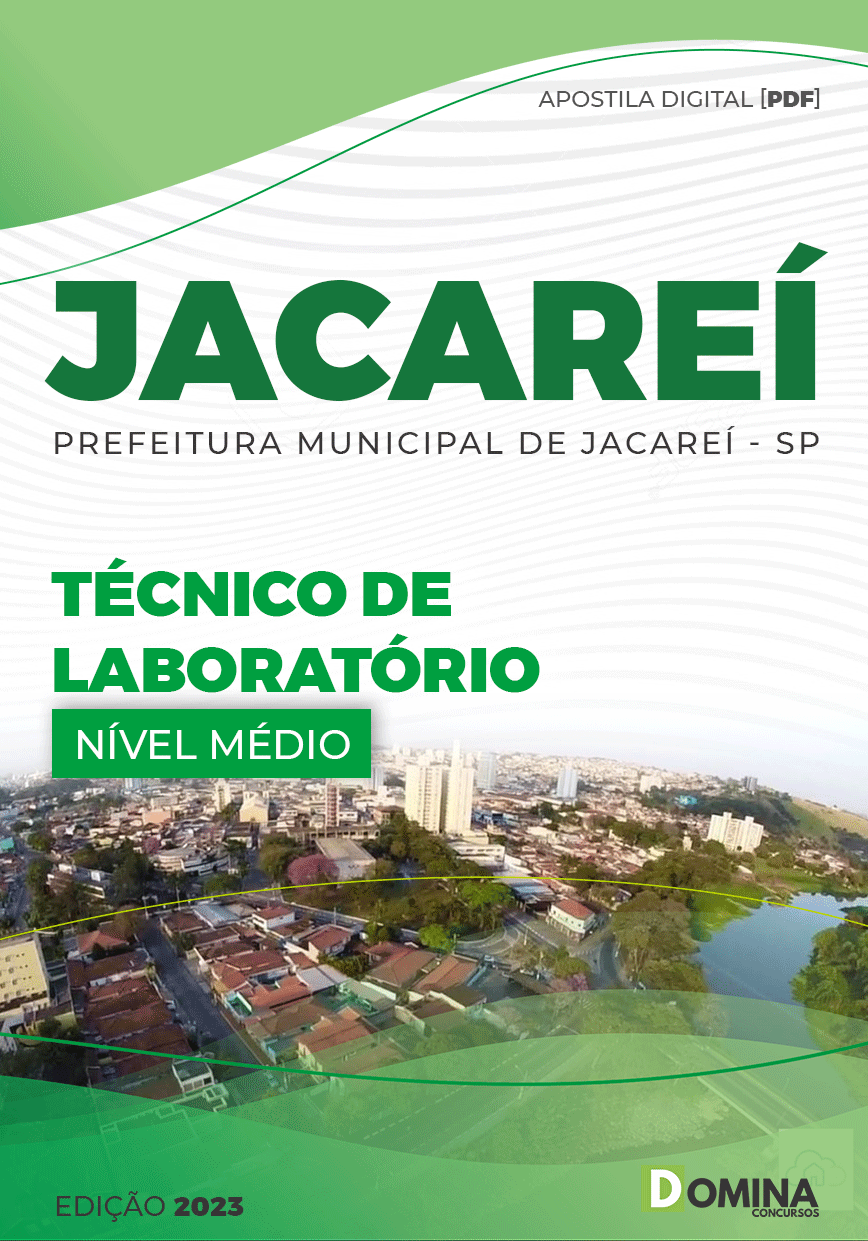 Apostila Concurso Pref Jacareí SP 2023 Técnico Laboratório