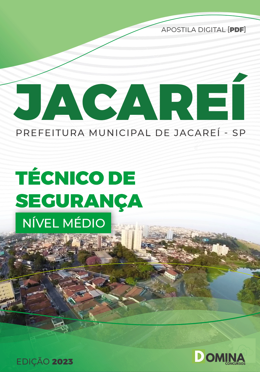 Apostila Concurso Pref Jacareí SP 2023 Técnico Segurança