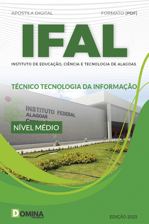 Apostila Digital IFAL 2023 Técnico Tecnologia Informação