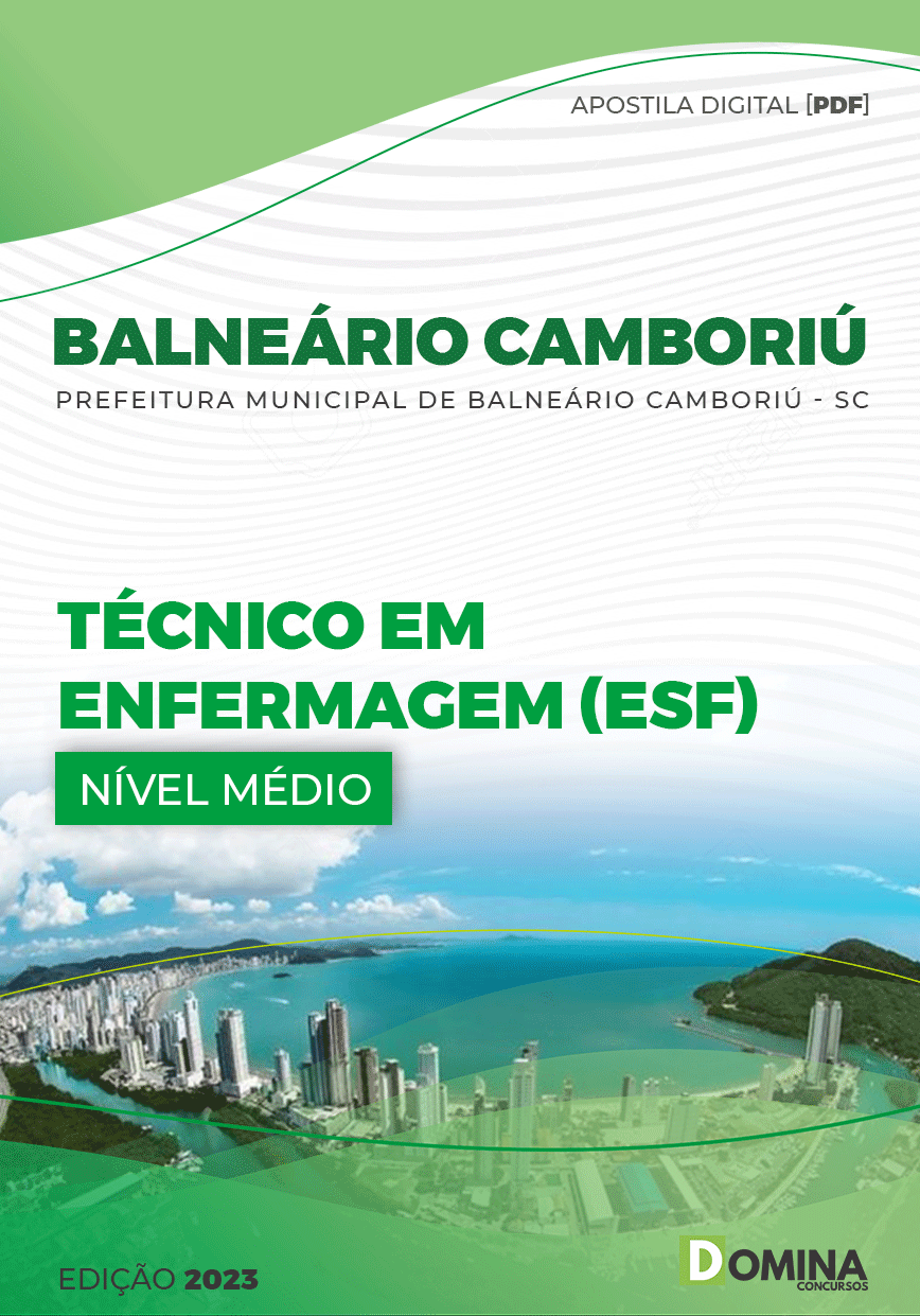 Apostila Pref Balneário Camboriú SC 2023 Técnico Enfermagem ESF