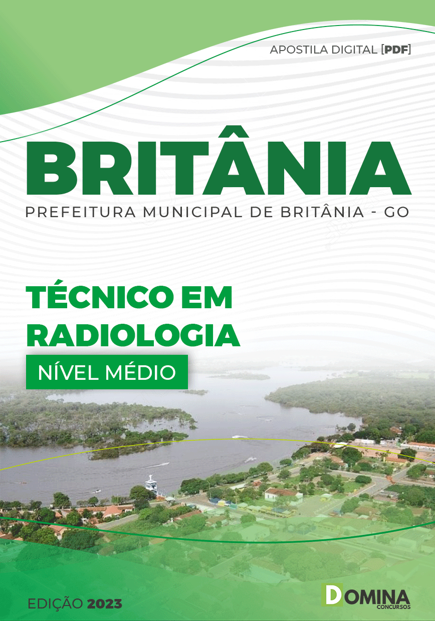 Apostila Concurso Pref Britânia GO 2023 Técnico Radiologia