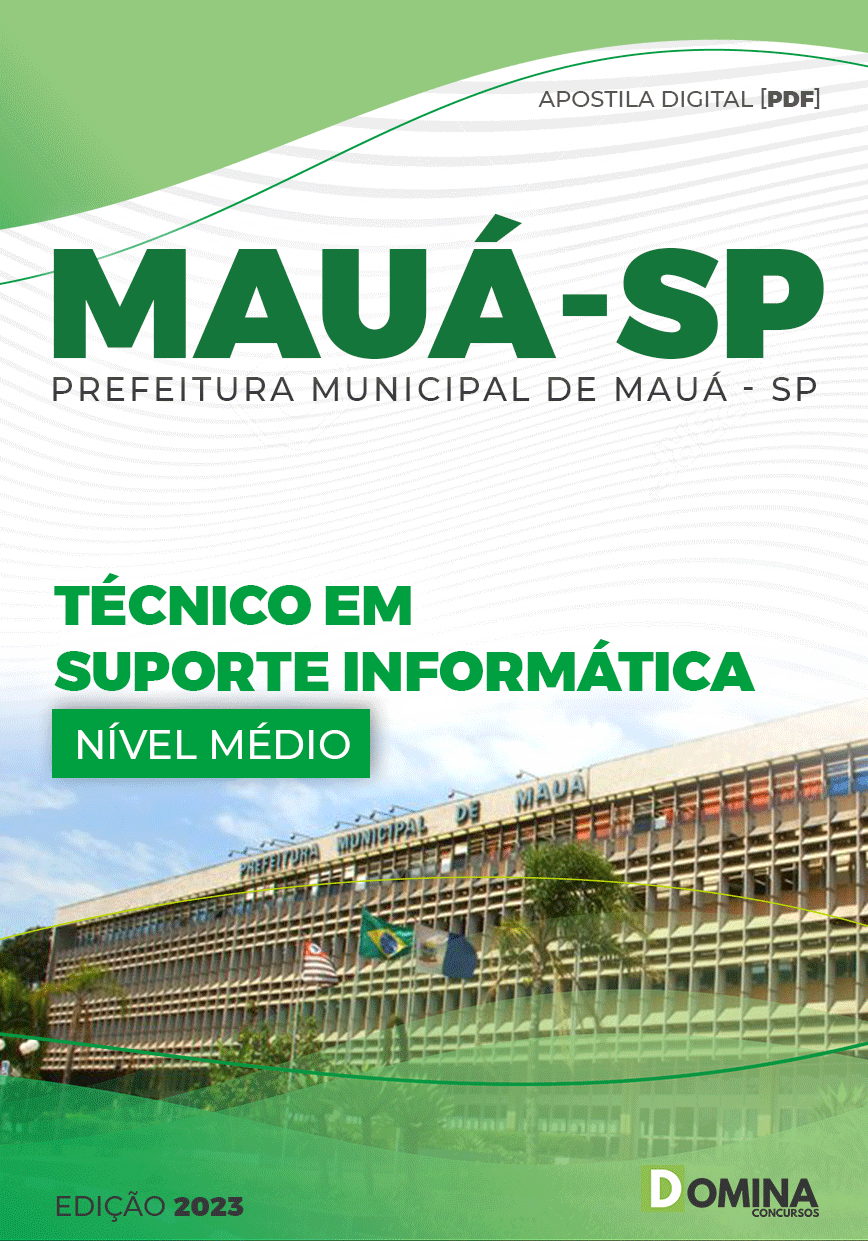Apostila Pref Mauá SP 2023 Técnico Suporte Informática