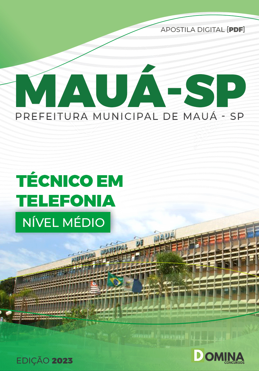 Apostila Concurso Pref Mauá SP 2023 Técnico Telefonia