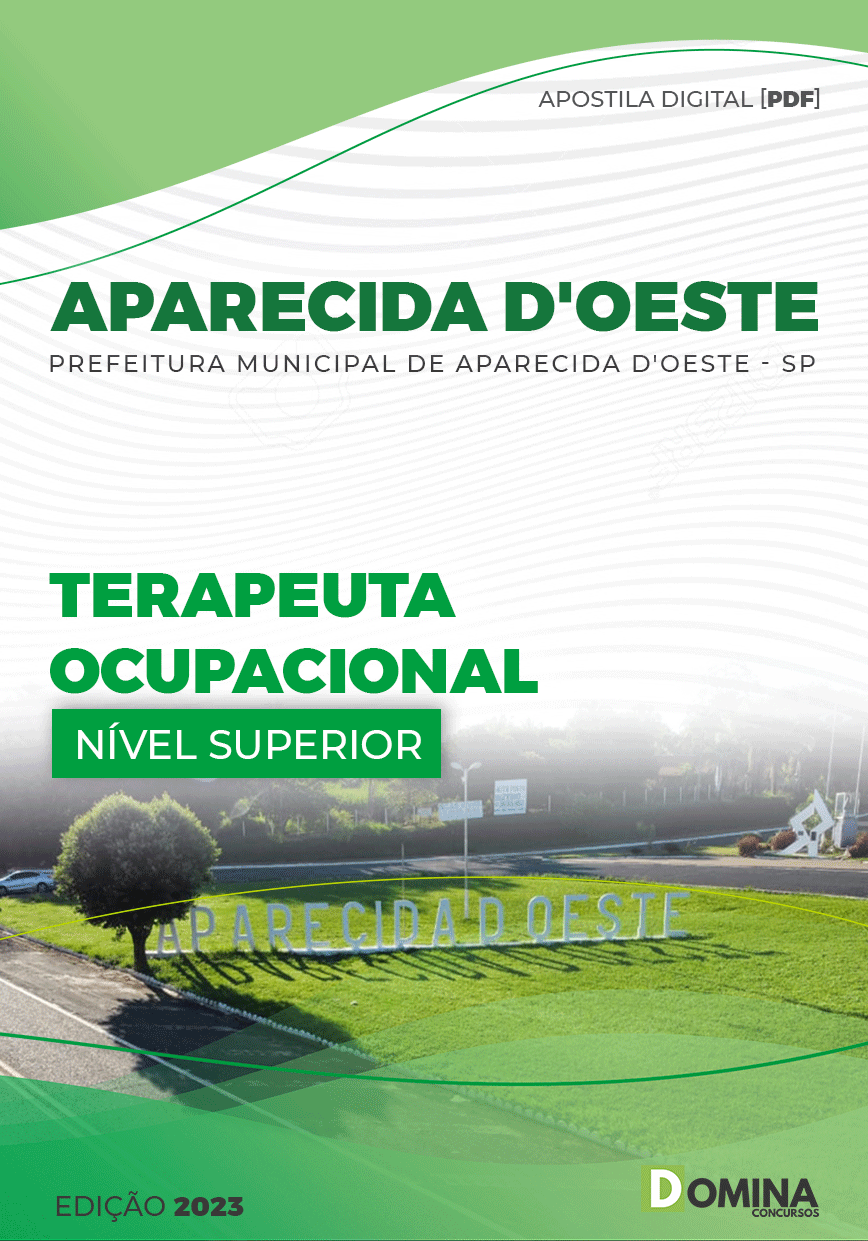 Apostila Pref Aparecida D’Oeste SP 2023 Terapeuta Ocupacional