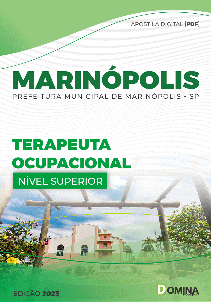 Apostila Pref Marinópolis SP 2023 Terapeuta Ocupacional