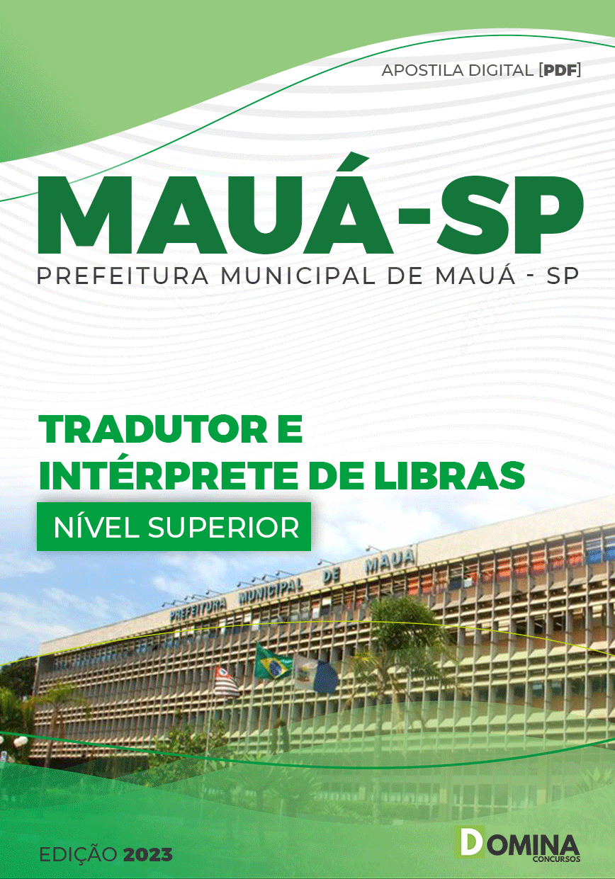 Apostila Pref Mauá SP 2023 Tradutor Intérprete Libras