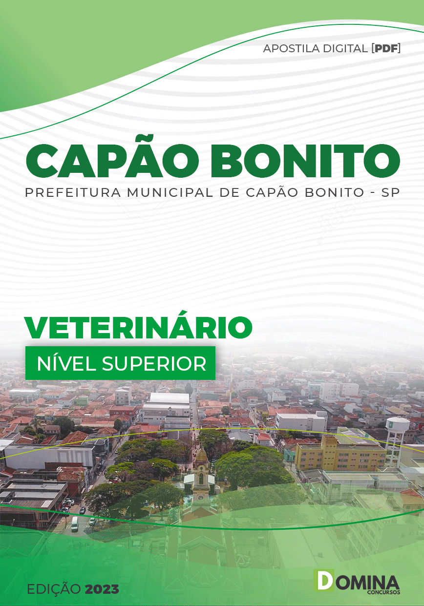 Apostila Digtial Pref Capão Bonito SP 2023 Veterinário