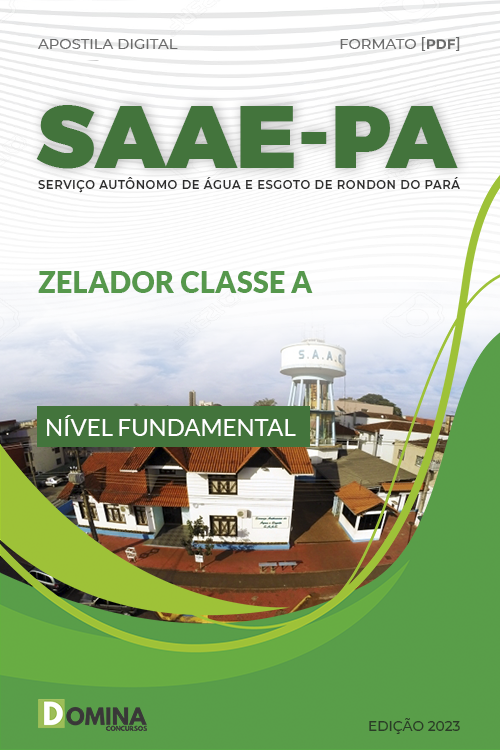 Apostila Digital Concurso Público SAAE PA 2023 Zelador