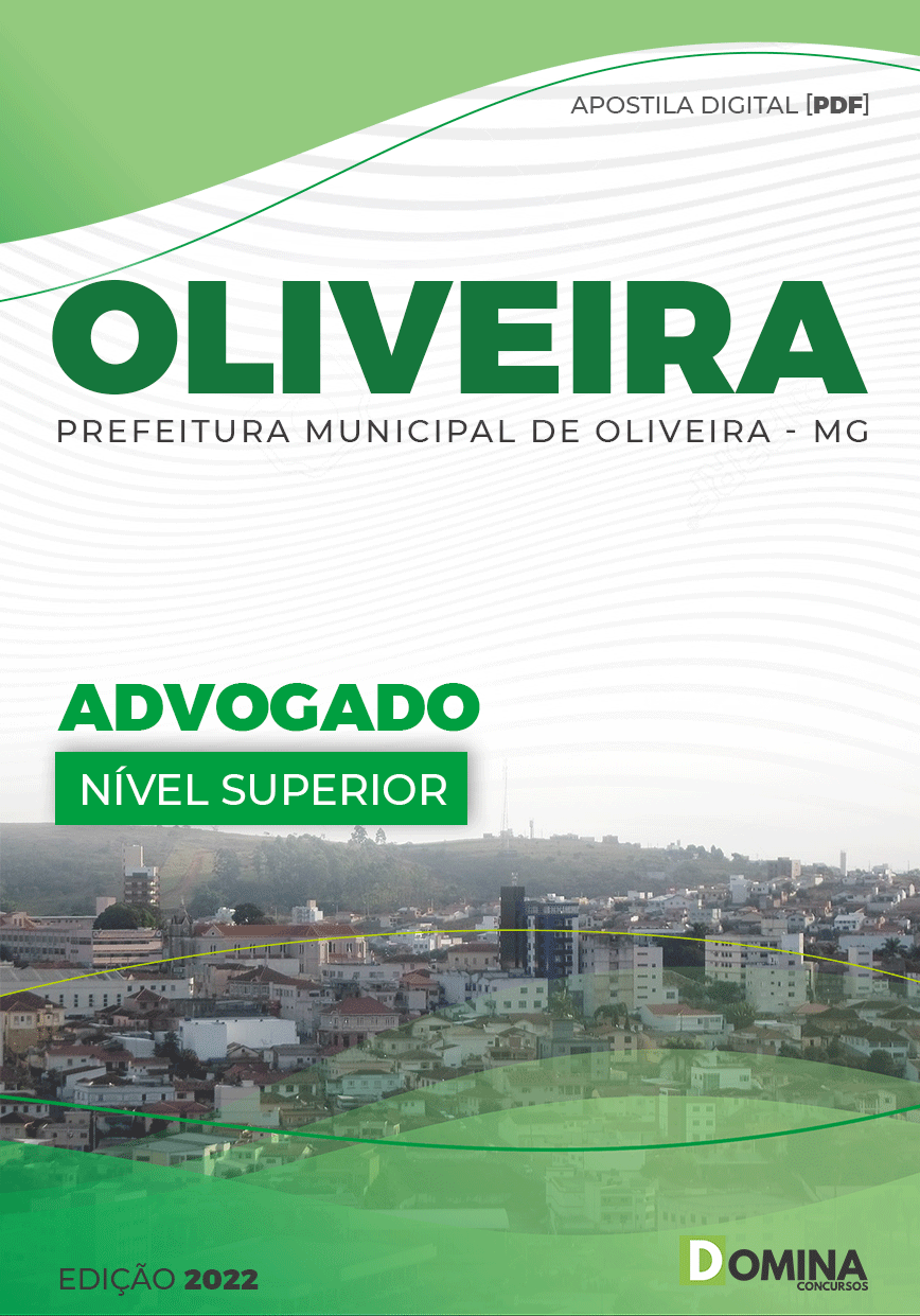 Apostila Concurso Pref Oliveira MG 2022 Advogado