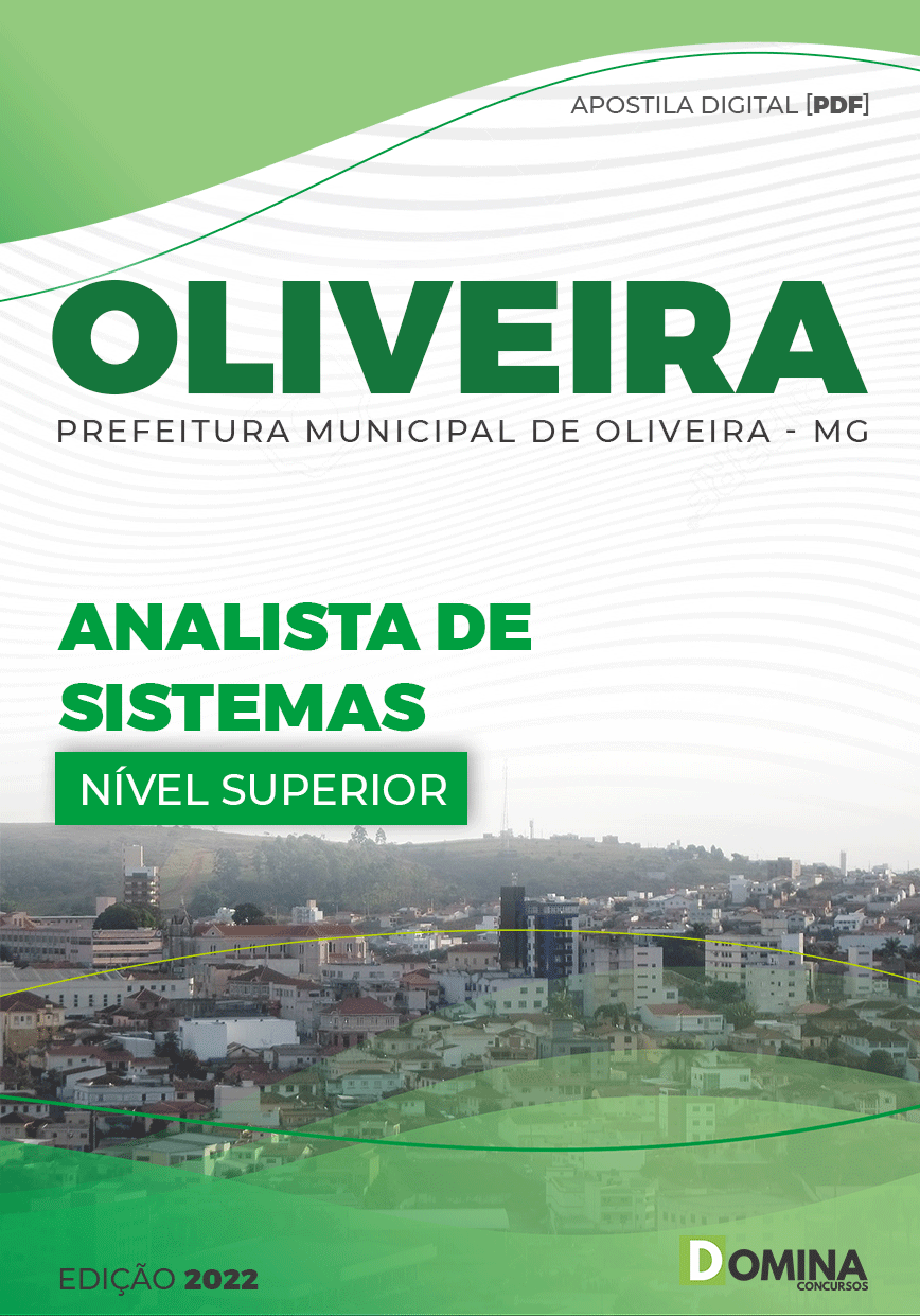 Apostila Concurso Pref Oliveira MG 2022 Analista Sistema