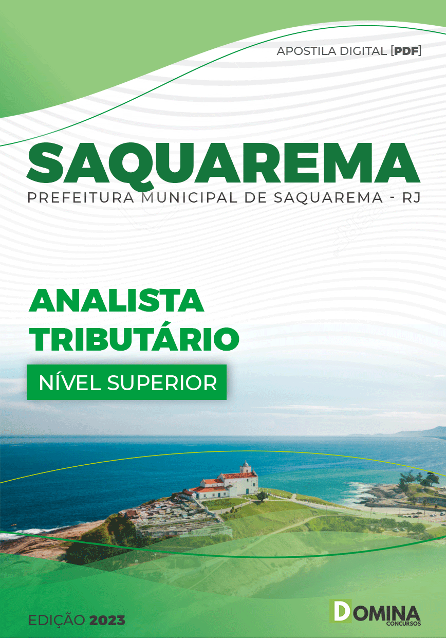 Apostila Concurso Pref Saquarema RJ 2023 Analista Tributário