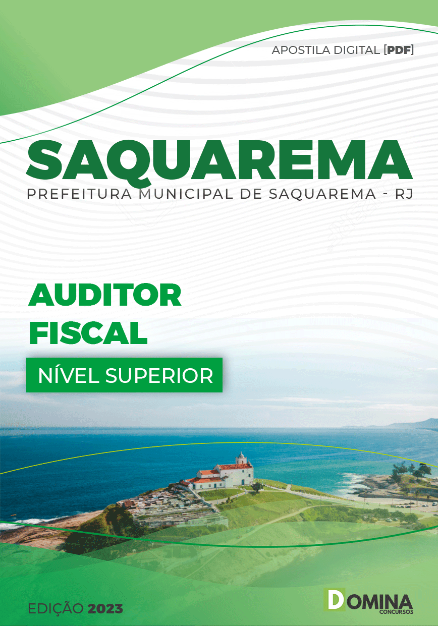 Apostila Concurso Pref Saquarema RJ 2023 Auditor Fiscal