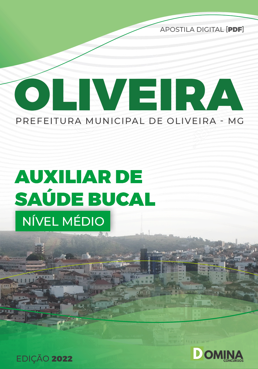 Apostila Concurso Pref Oliveira MG 2022 Auxiliar Saúde Bucal