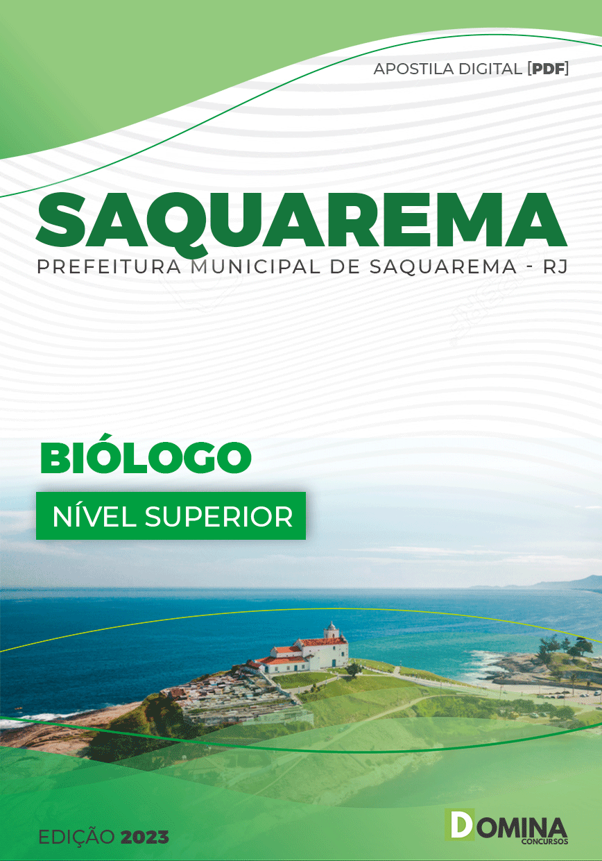 Apostila Digital Concurso Pref Saquarema RJ 2023 Biólogo