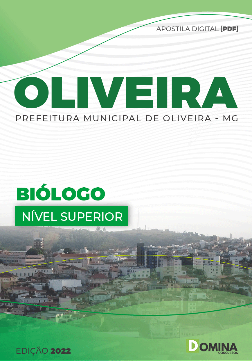 Apostila Digital Concurso Pref Oliveira MG 2022 Biólogo
