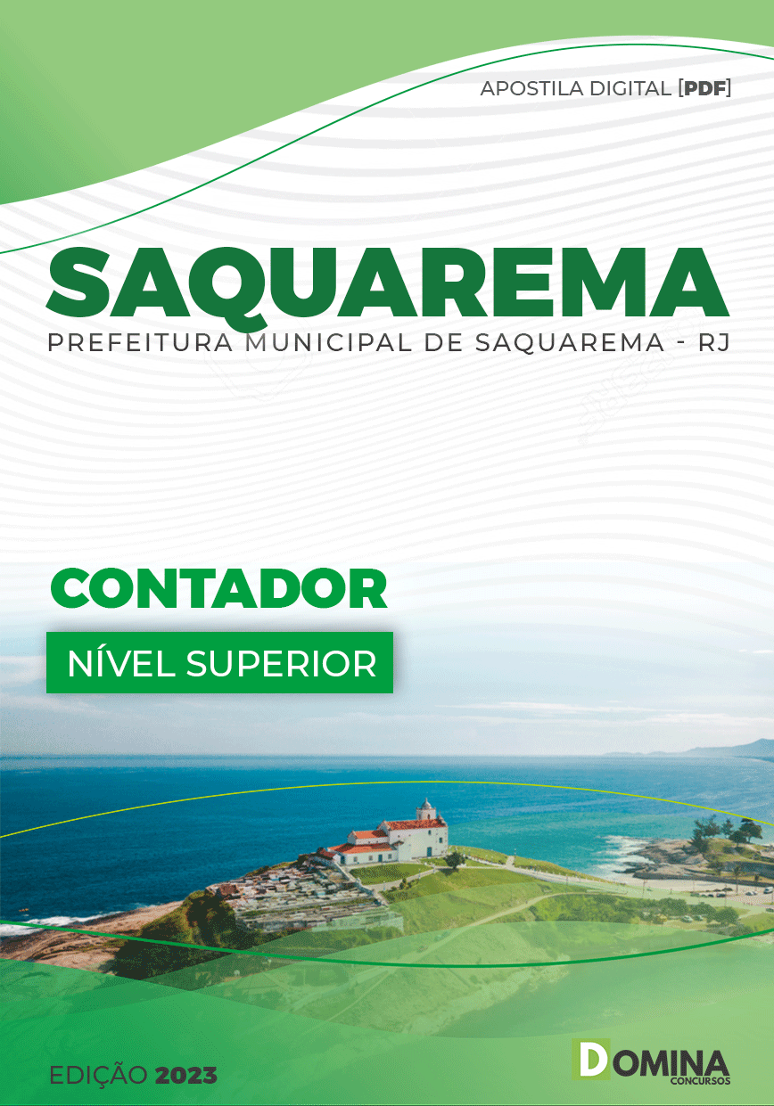 Apostila Digital Concurso Pref Saquarema RJ 2023 Contador
