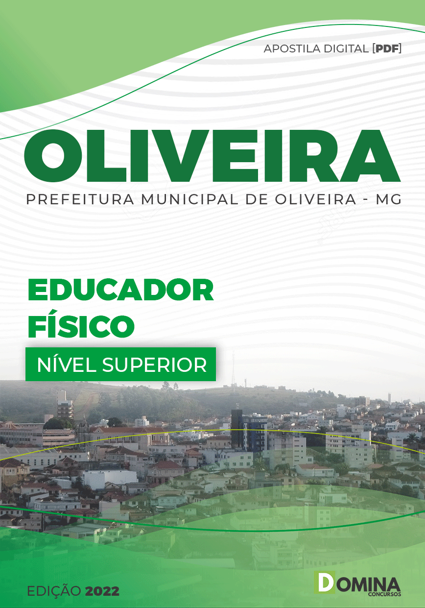 Apostila Digital Pref Oliveira MG 2022 Educador Físico