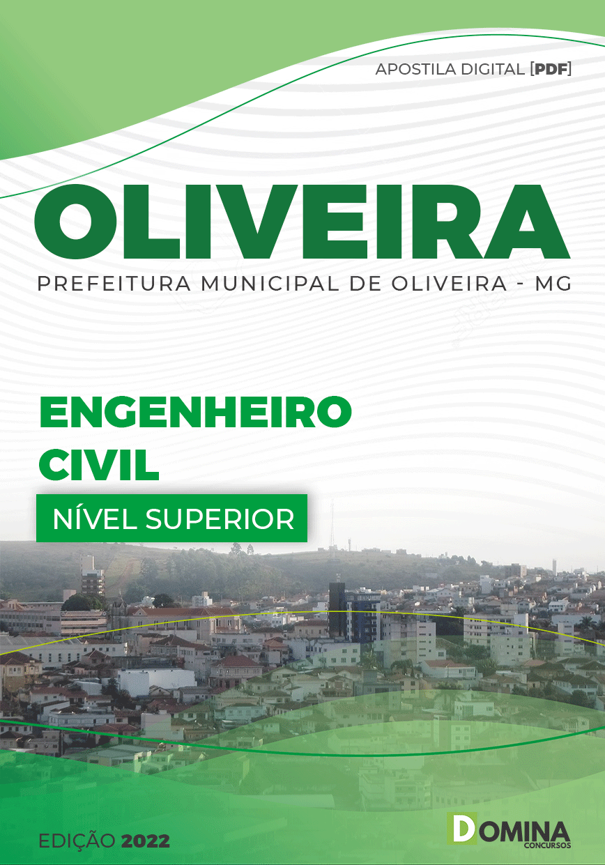 Apostila Concurso Pref Oliveira MG 2022 Engenheiro Civil