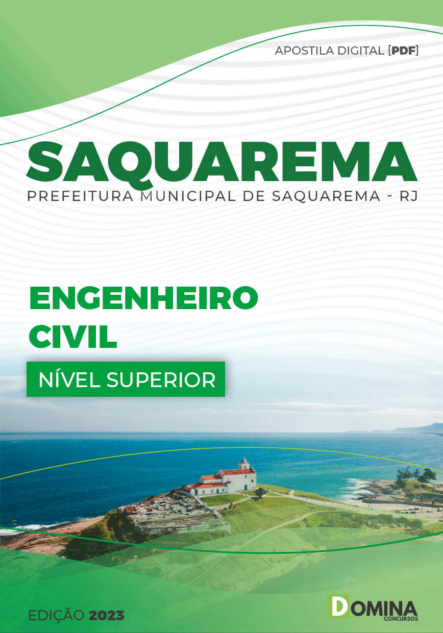 Apostila Concurso Pref Saquarema RJ 2023 Engenheiro Civil