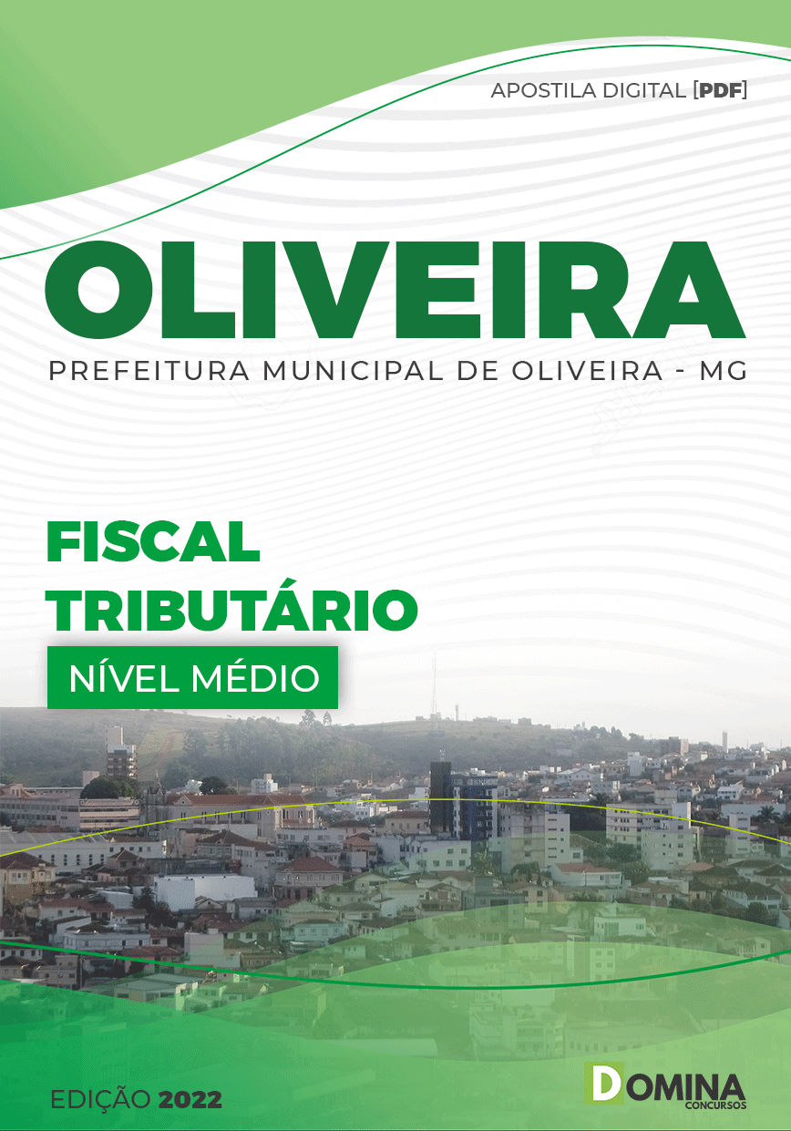 Apostila Pref Oliveira MG 2022 Fiscal Tributário Postura