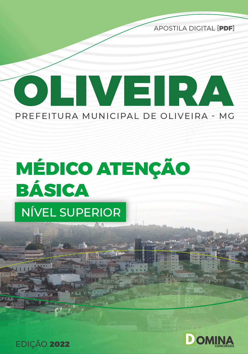 Apostila Pref Oliveira MG 2022 Médico Atenção Básica