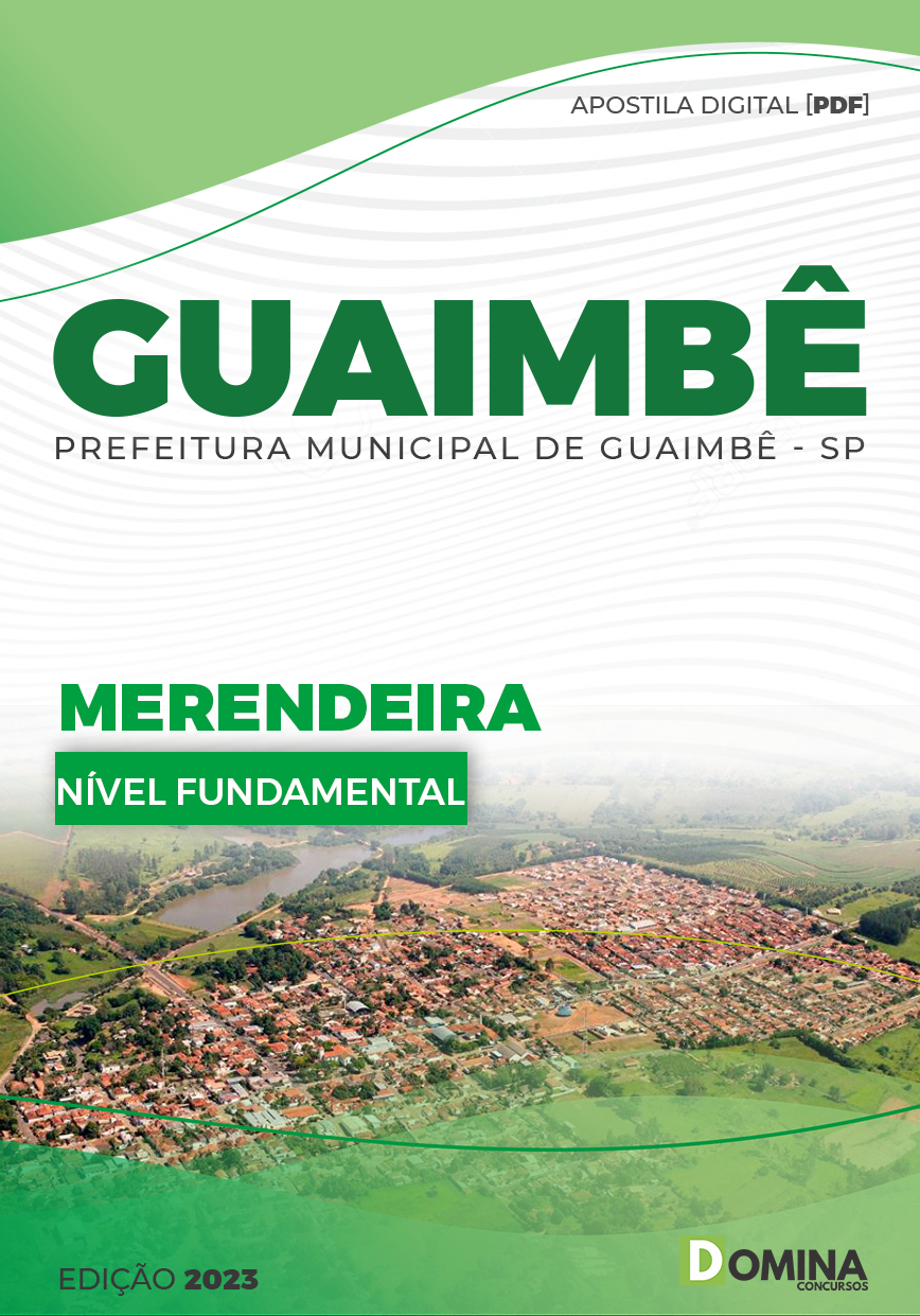 Apostila Concurso Pref Guaimbê SP 2023 Merendeira