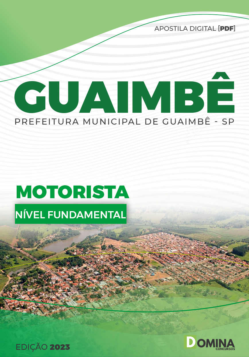 Apostila Concurso Pref Guaimbê SP 2023 Motorista