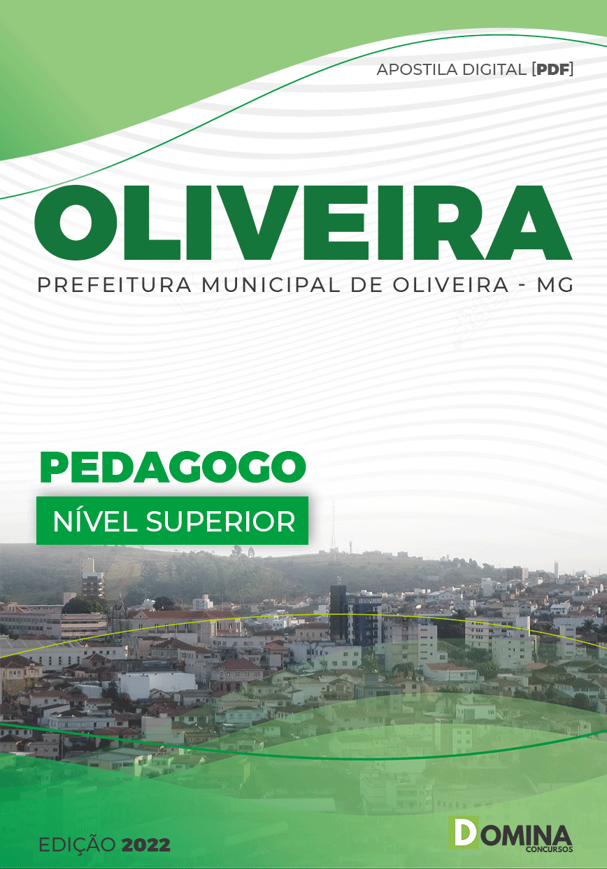 Apostila Concurso Pref Oliveira MG 2022 Pedagogo