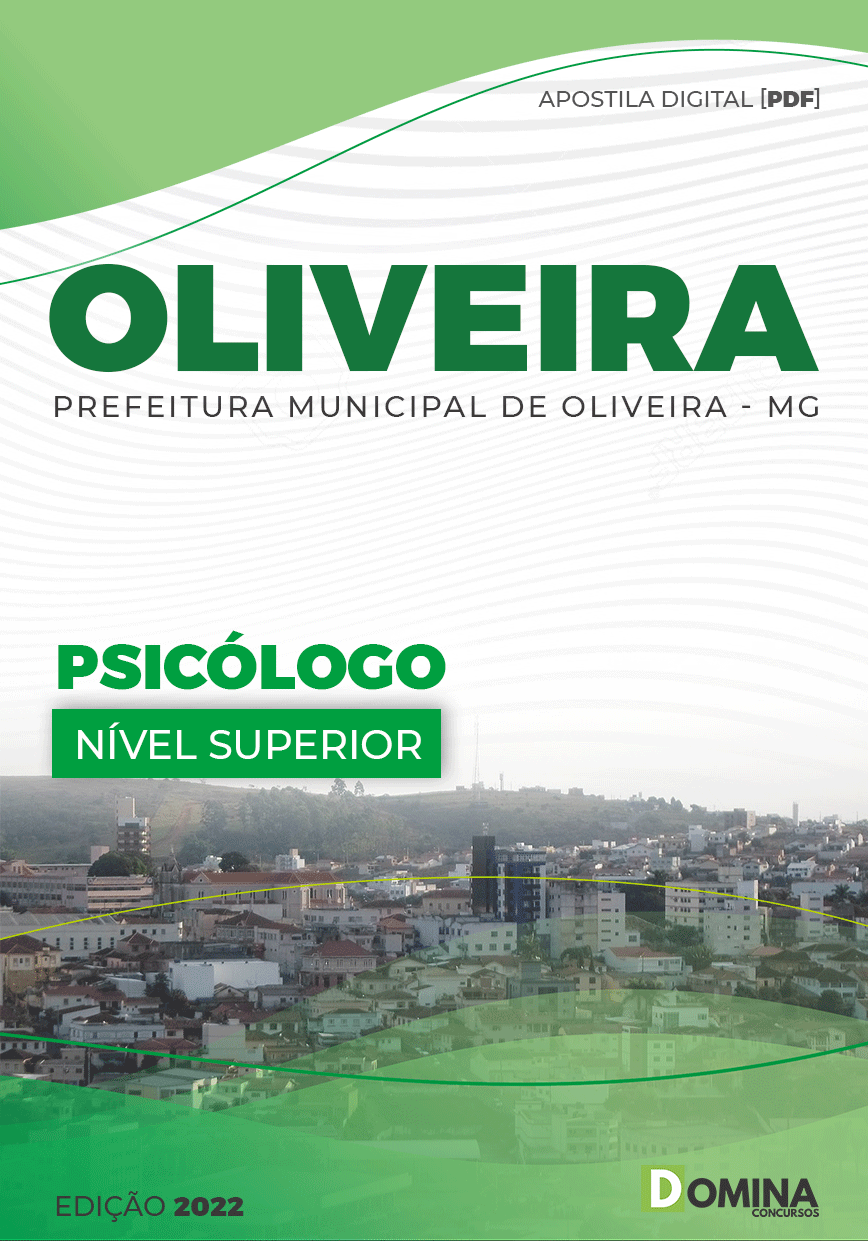 Apostila Concurso Pref Oliveira MG 2022 Psicólogo