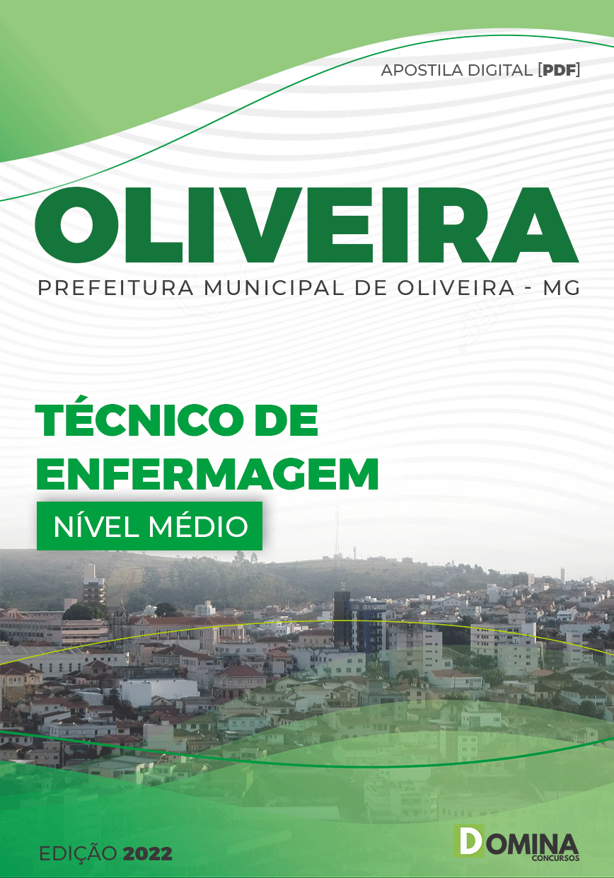 Apostila Pref Oliveira MG 2022 Técnico Nível II Técnico Enfermagem