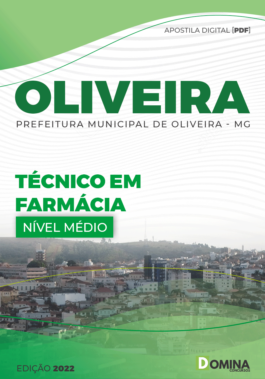 Apostila Pref Oliveira MG 2022 Técnico Nível II Técnico Farmácia